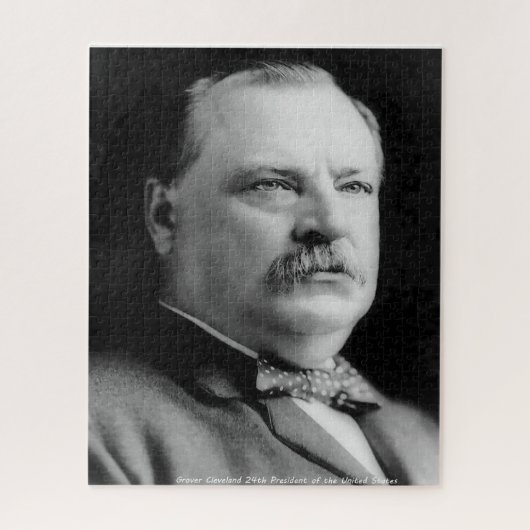 Puzzle Grover Cleveland 22e président de l'Amérique. (Vertical)