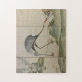 Puzzle Grues, pins, et bambou (Vertical)