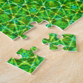 Puzzle Grünes Netz Kaleidoscope/Green Kaleidoscope Net (Côté)