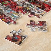 Puzzle grunge american flag (Côté)