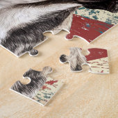 Puzzle Grunge American Flag French Bulldog (Côté)