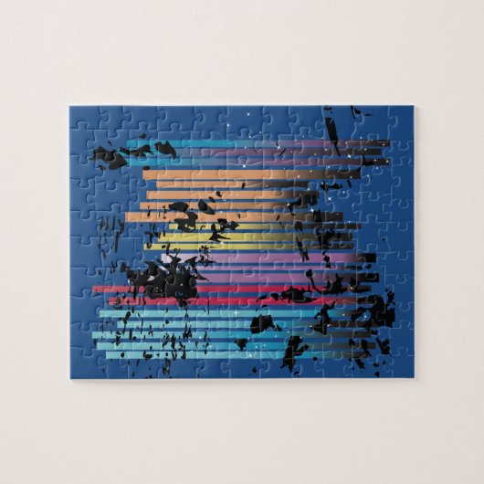 Puzzle Grunge Design (Horizontal)