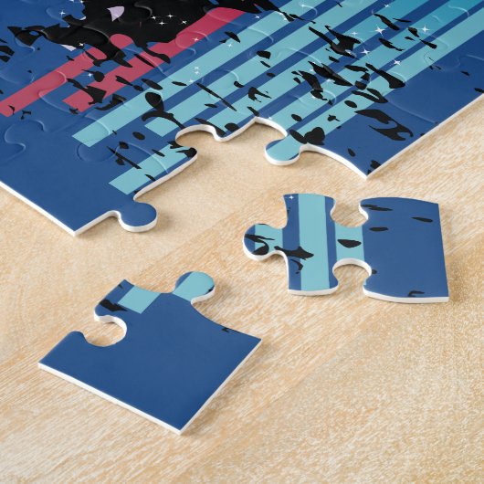 Puzzle Grunge Design (Côté)