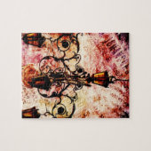 Puzzle Grunge rose clair Plaza (Horizontal)