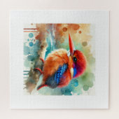 Puzzle Guam kingfisher 310724AREF135 - Watercolor (Horizontal)
