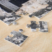 Puzzle Guarded Light Through Wooden Bars (Côté)