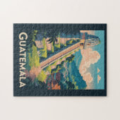 Puzzle Guatemala Tikal National Park Illustration Voyage (Horizontal)