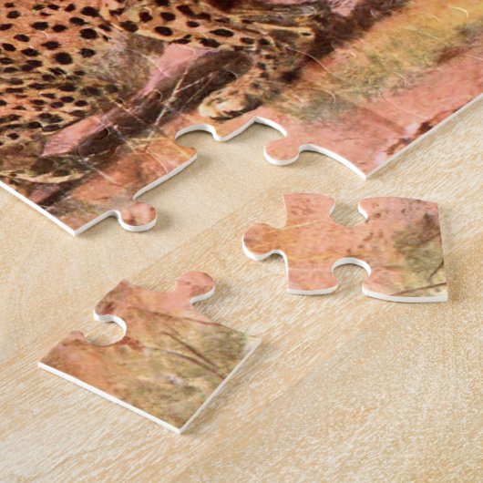 Puzzle Guépard et Antilopes par Swan, Animaux Sauvages Vi (Côté)