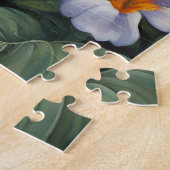 Puzzle Guépard et fleurs (Côté)