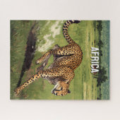 Puzzle Guépard Retro Africa Scénique (Horizontal)