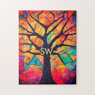 Puzzle guérison géométrique coach yoga coloré ajouter let