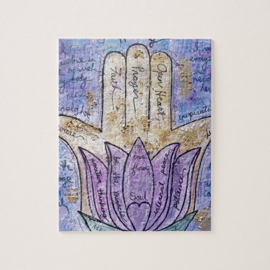 Puzzle Guérison Hamsa (Vertical)