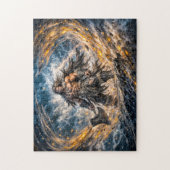 Puzzle Guerrier Berserker de Fantasy Dynamique avec Ba Pu (Vertical)