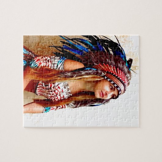 Puzzle Guerrier indien (Horizontal)