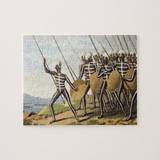 Puzzle Guerriers de la Nouvelle-Galles du Sud, gravés par (Horizontal)