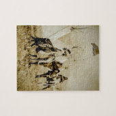 Puzzle Guerriers vintages de Natif américain d'Indiens à (Horizontal)