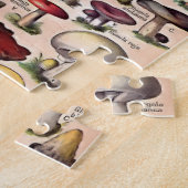 Puzzle Guide du champignon vintage (Côté)