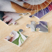 Puzzle Guinea Pig Family Pet Portrait (Côté)