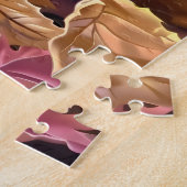 Puzzle Guinée Cochon et chute des feuilles d'automne (Côté)