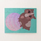 Puzzle Guinée Fitness Pig Gym Drôle Design (Horizontal)