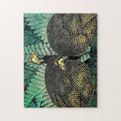Puzzle Guinée Hens kasamatsu shiro oiseaux art japonais (Vertical)