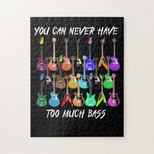 Puzzle Guitar Lover | You Can Never Have To Must Bass (Vertical)