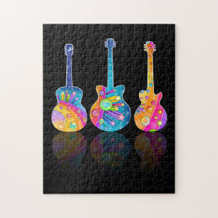 PUZZLE - GUITAR-REFLECTIES LEGPUZZEL