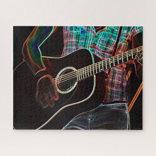 Puzzle Guitare 1 16x20 520pc jpcnm (Horizontal)