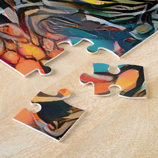 Puzzle Guitare Abstraite colorée | Difficile (Côté)