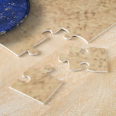 Puzzle Guitare acoustique âgée et utilisée de drapeau (Côté)