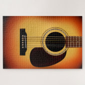 Puzzle Guitare acoustique Sunburst (Horizontal)
