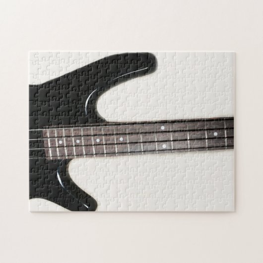 Puzzle Guitare basse noire (Horizontal)