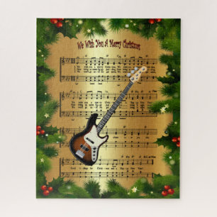 Puzzle Guitare Électrique~ "Nous Vous Souhaitons Un Joyeu