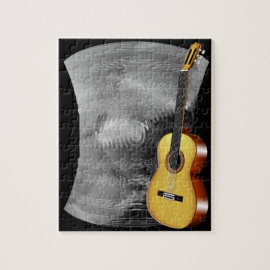 Puzzle Guitare et musique (Vertical)