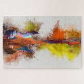 Puzzle Guitare multicolore (Horizontal)