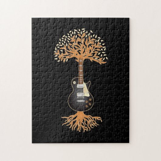 Puzzle Guitare Player Gift Tree Guitare (Vertical)