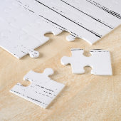 Puzzle Guitare Rouge (Côté)