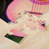 Puzzle Guitares colorées (Côté)