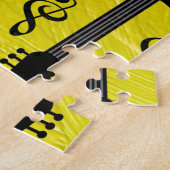 Puzzle Guitares colorées Mardi Gras (Côté)