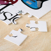 Puzzle "Guitares et Music" Legpuzzel (Zijkant)