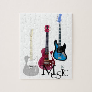Puzzle "Guitares et Music" Legpuzzel