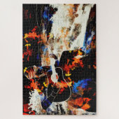 Puzzle guitariste abstrait énigme (Vertical)