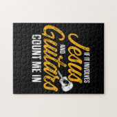 Puzzle Guitariste chrétien de l'Église de Jésus Guitare (Horizontal)