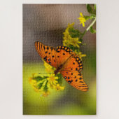 Puzzle Gulf Fritillary alias Papillon de la Passion sur V (Vertical)