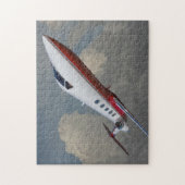 PUZZLE GULFSTREAM 3 EN NUAGES (Vertical)