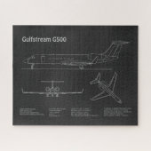 Puzzle Gulfstream G500 - Plan directeur de l'avion PD (Horizontal)