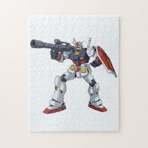 Puzzle Gundam Mecha Anime Illustrat Classique Rétro RX-78