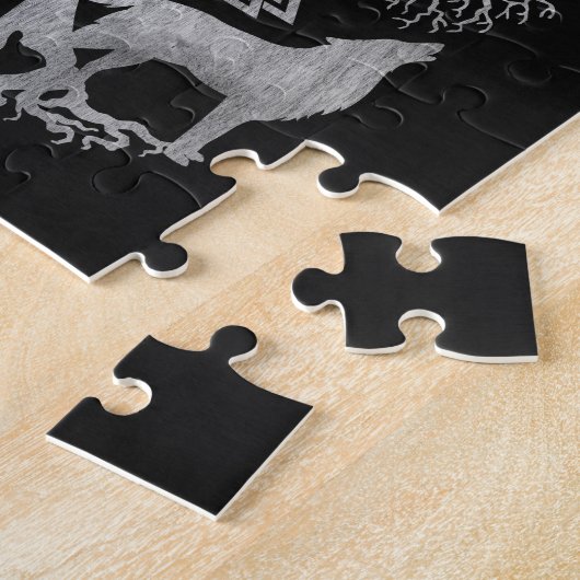 Puzzle Gungnir - lance d'Odin et arbre de la vie - (Côté)