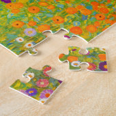 Puzzle Gustav Klimt Bauerngarten Flower Garden Art (Côté)