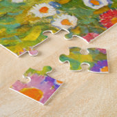 Puzzle Gustav Klimt Bauerngarten Flower Garden Art (Côté)